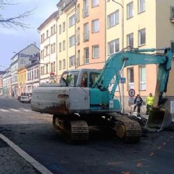 Cheb: Začala rekonstrukce části Písečné ulice