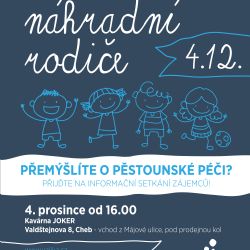 Cheb: Zájemci o pěstounskou péči jsou zváni na informační setkání