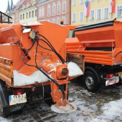 Cheb: Zimní údržbu města provádí CHETES