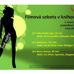 Cheb: Zítra bude v knihovně Filmová sobota