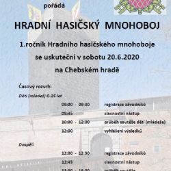 Cheb: Zítra budou na hradě soutěžit hasiči