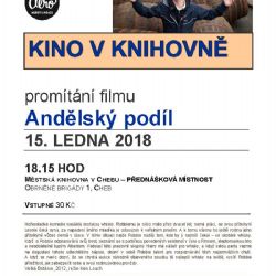 Cheb: Zítra se v knihovně promítá Andělský podíl