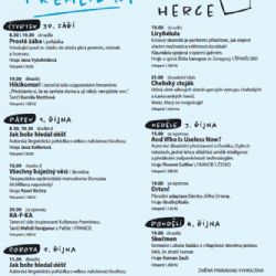 Cheb: Zítra začíná Divadlo jednoho herce