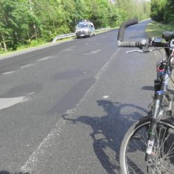 Chebsko: Cyklista se otáčel v plném provozu