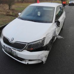 Chebsko: Nedával pozor. Způsobil dopravní nehodu