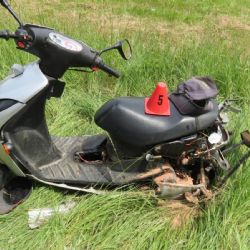 Chebsko:  Řidič motocyklu byl letecky transportován do nemocnice