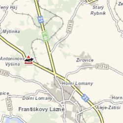 Chebsko: U Antonínovy Výšiny havarovalo vozidlo do příkopu