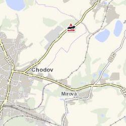 Chodov: Osobní vozidlo z důvodu nehody brání v provozu