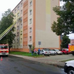 Chodov: Žebřík pomáhá nejen při záchraně lidí