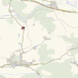 Chyše: U města havarovalo vozidlo