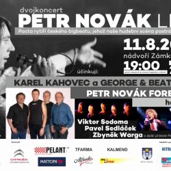 Chyše: Zámek a zámecký pivovar zve na dvojkoncert Petr Novák Live