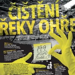 Čištění řeky Ohře. Po vodě či po břehu