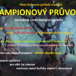 Dalovice: Obec pořádá Lampionový průvod
