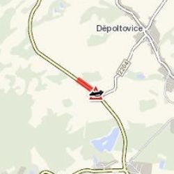 Děpoltovice: U obce došlo ke střetu dvou vozidel