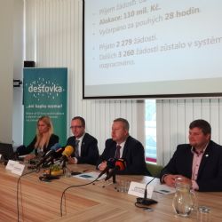 Dešťovka se vrací. Nabídne dvojnásobný balík peněz a komfortnější administraci