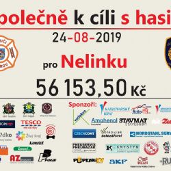 Díky akci Společně k cíli s hasiči si Nelinky rozdělí částku 112.307 korun
