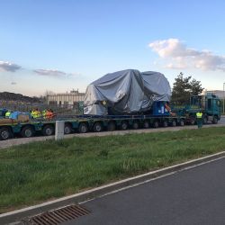 Do Lovosic míří nadměrný náklad