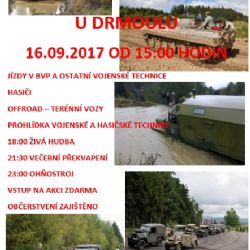 Drmoul: Na Cechu sv. Víta se uskuteční 3. sraz vojenských vozidel 