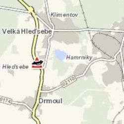 Drmoul: Střet nákladního vozidla s osobním