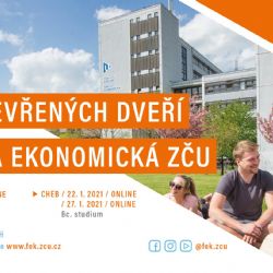 Fakulta ekonomická ZČU zve na Den otevřených dveří online
