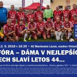 Fotbalový velkoklub Amfóra se utká s Výběrem Mariánských Lázní