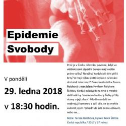 Františkovy Lázně: V knihovně se bude promítat Epidemie svobody