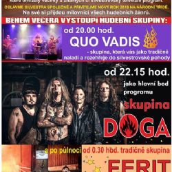 Františkovy Lázně: Město zve na Silvestr 2017