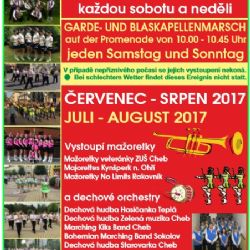 Františkovy Lázně: O prázdninách budou městem pochodovat mažoretky a dechové orchestry