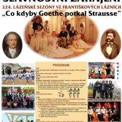 Františkovy Lázně: Třetí květnovou sobotu proběhne zahájení lázeňské sezóny