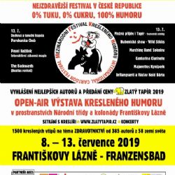 Františkovy Lázně: Ve městě se bude konat 4. ročník Mezinárodního festivalu kresleného humoru