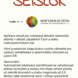 Geofyzikální ústav spustil aplikaci SeisLok