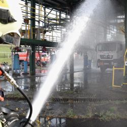 Hájek: Hasiči měli cvičení ve skladu pohonných hmot Čepro 