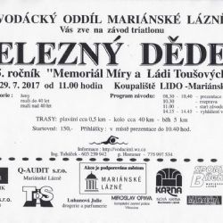 Hamrníky: Už po třicáté páté se bude konat triatlon železný dědek 