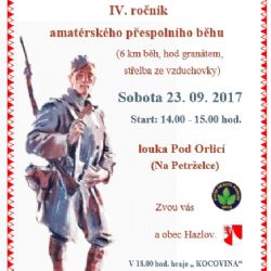 Hazlov: Blíží se IV. ročník amatérského přespolního běhu 