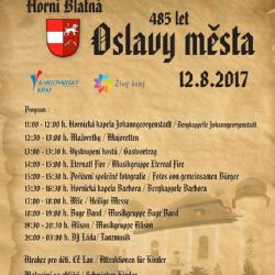 Horní Blatná: Město slaví 485 let