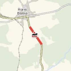 Horní Blatná: Střet dvou vozidel