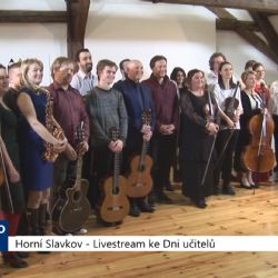 Horní Slavkov: Livestream ke Dni učitelů (TV Západ)