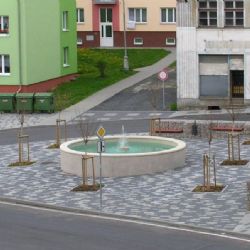 Hranice: Kašnu čeká oprava. Uniká z ní voda