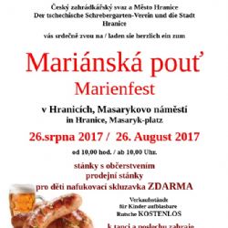 Hranice: Město zve na Mariánskou pouť