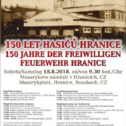Hranice: Sbor dobrovolných hasičů slaví 150 let od založení