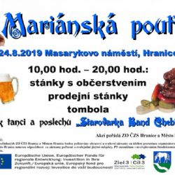 Hranice: Ve městě se bude konat Mariánská pouť