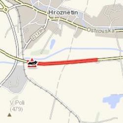 Hroznětín: U města došlo k dopravní nehodě se zraněním