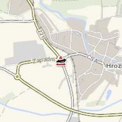 Hroznětín: V Západní ulici havarovalo vozidlo