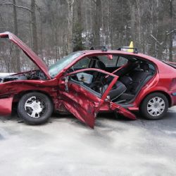 Hůrky: Na místo nehody letěl vrtulník