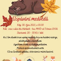 Hůrky: Pozvánka na akci Uspávání medvědů