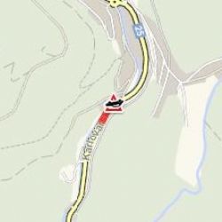 Jáchymov: Auto skončilo ve svodidlech