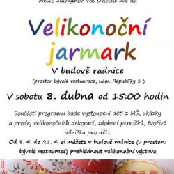 Jáchymov: Město pořádá 8. dubna Velikonoční jarmark