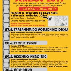 Jenišov: Filmové léto 2017
