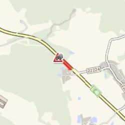 Andělská Hora: U obce se došetřuje dopravní nehoda - střet tří vozidel