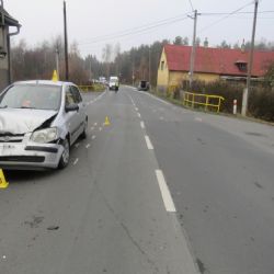 Mírová: Sledovala jinou dopravní nehodu a sama nabourala